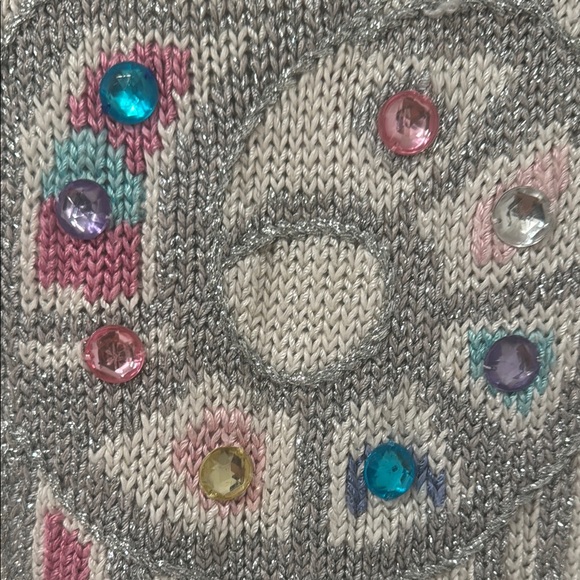 EUC VINTAGE BEDAZZLED nannell sweater - Picture 5 of 5